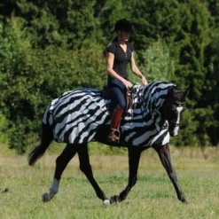 Bucas Buzz Off Zebra Rug - Pony