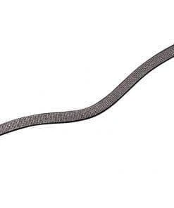 Collegiate Curved Silver Chain Browband 3 Collegiate Curved Silver Chain Browband - Image 3