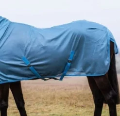 JHL Essential Combo Fly Rug - Blue -Sports - Equestrian Sports jhl essential combo fly rug blue 3 7037 p