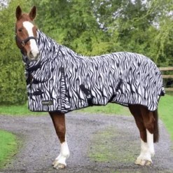 JHL Essential Zebra Print Combo Fly Rug -Sports - Equestrian Sports jhl essential zebra print combo fly rug 3 4536 p