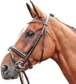 John Whitaker Barton Raised Flash Bridle (inc Rubber Reins) -Sports - Equestrian Sports john whitaker barton raised flash bridle inc rubber reins colour black size cob 3 42462 p