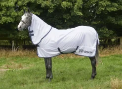 John Whitaker Farnhill Roll Up Fly Rug - White Mesh