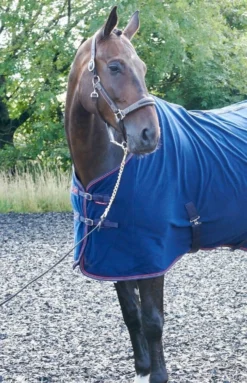 John Whitaker Rastrick Fleece Rug - Navy -Sports - Equestrian Sports john whitaker rastrick fleece rug navy size 4 9 110cm 3 10705 p