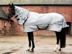 Mark Todd Fly Rug Showerproof Combo Fly Rug - Grey/Silver