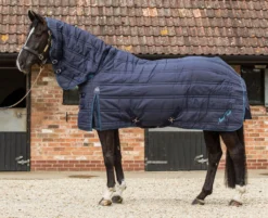 Mark Todd Heavyweight Stable Combo Rug - Navy & Jade