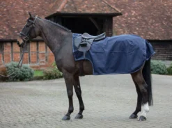 Mark Todd Waterproof Exercise Sheet With Coolex Lining - Navy