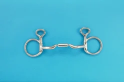 MB04 Myler Low Port Comfort Snaffle Hanging Cheek