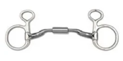 MB04 Myler Low Port Comfort Snaffle Small Hanging Cheek