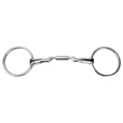 Myler MB04 Loose Ring With 14mm Stainless Steel Low Port Comfort Snaffle Wide Barrel
