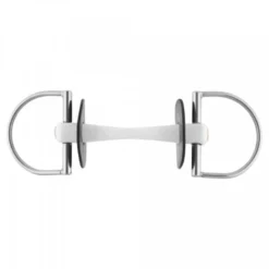 Nathe D-Ring With Flex Mullen Mouth Snaffle 20mm Thickness 75mm Ring