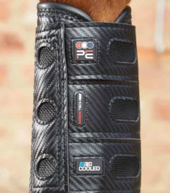 Premier Equine Carbon Tech Air Cooled Eventing Boots -Sports - Equestrian Sports premier equine carbon tech air cooled eventing boots colour black size front large 5 95592 p