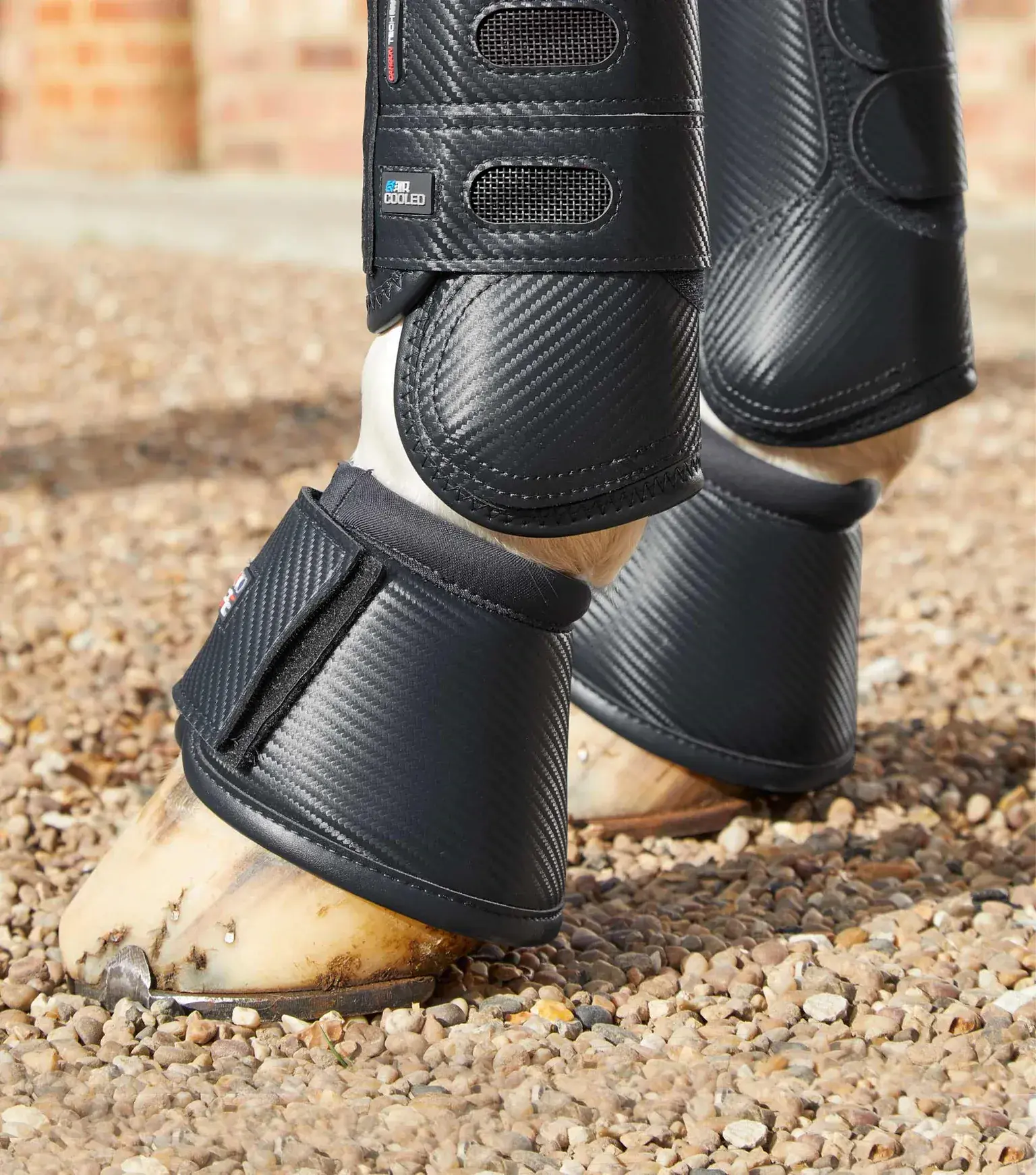 Premier Equine Carbon Wrap Over Reach Boots 2 Premier Equine Carbon Wrap Over Reach Boots - Image 2