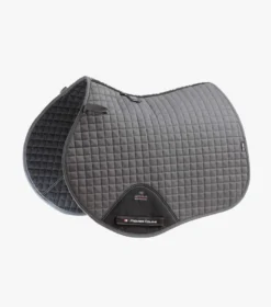Premier Equine Close Contact Plain Cotton GP/Jump Saddle Square
