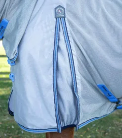 Premier Equine Combo Mesh Air Fly Rug With Surcingles -Sports - Equestrian Sports premier equine combo mesh air fly rug with surcingles colour blue size 6 3 4 91531 p