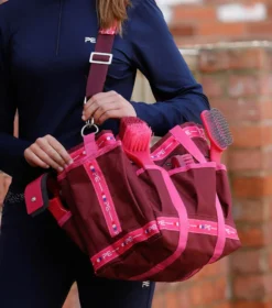 Premier Equine Grooming Kit Bag Wine & Fuchsia -Sports - Equestrian Sports premier equine grooming kit bag wine fuchsia 3 94519 p