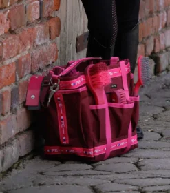 Premier Equine Grooming Kit Bag Wine & Fuchsia -Sports - Equestrian Sports premier equine grooming kit bag wine fuchsia 4 94519 p