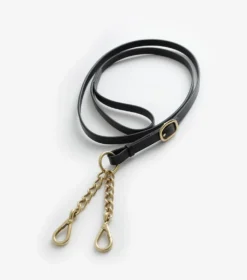 Premier Equine Leather Lead Rein With Chain Coupling