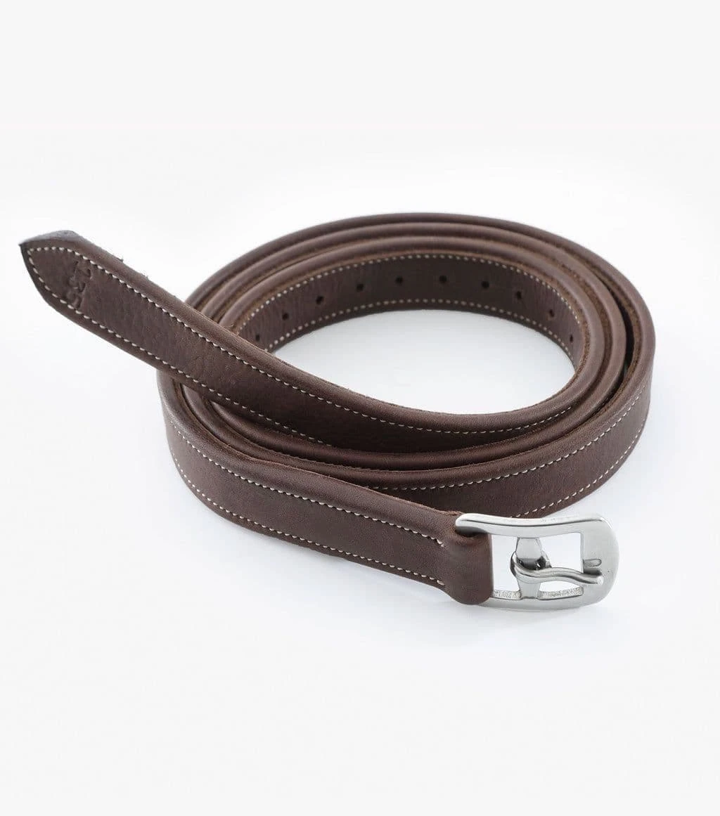 Premier Equine Matteo German Anilline Leather Stirrup Leathers Tonal Stitching 2 Premier Equine Matteo German Anilline Leather Stirrup Leathers Tonal Stitching - Image 2