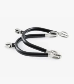 Premier Equine Rubber Covered Roller Ball Spurs