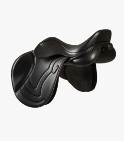 Premier Equine Sautiller Synthetic Close Contact Jump Saddle - Black -Sports - Equestrian Sports premier equine sautiller synthetic close contact jump saddle black gullet size medium size 17.5 3 105415 p