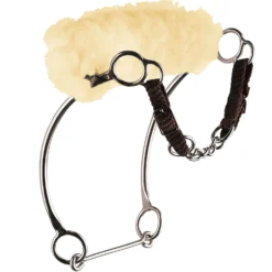 Sprenger Kombi-Hackamore With Lambswool Covered Noseband