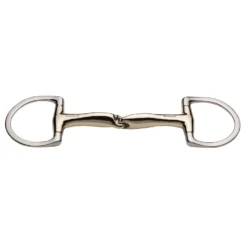 Sprenger Novocontact Eggbutt Snaffle Bit With D-shaped Rings - Single Jointed