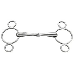 Sprenger Stainless Steel 3-Ring Vienna Single Jointed Bit