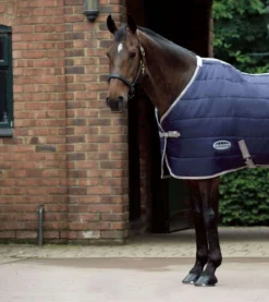 Weatherbeeta Comfitec 210D Channel Quilt Standard Neck Mediumweight Stable Rug Navy/Silver/Red -Sports - Equestrian Sports weatherbeeta comfitec 210d channel quilt standard neck mediumweight stable rug navy silver3 9510 p