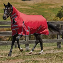 Weatherbeeta Comfitec Classic Mediumweight Turnout Rug Neck Red/Silver/Navy -Sports - Equestrian Sports weatherbeeta comfitec classic mediumweight turnout rug neck red silver navy 4 6610 p