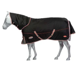 Weatherbeeta Comfitec Premier With Therapy-Tec Detach-a-Neck Medium Turnout Rug Black/Silver/Red -Sports - Equestrian Sports weatherbeeta comfitec premier with therapy tec detach a neck medium turnout rug 3 10056 p