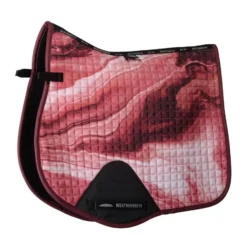 Weatherbeeta Prime Marble All Purpose Saddle Pad -Sports - Equestrian Sports weatherbeeta prime marble all purpose saddle pad colour burgundy swirl marble 21 101757 p