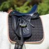 WeatherBeeta Therapy-Tec Dressage Saddle Pad Black/Silver/Red