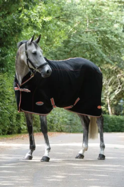 Weatherbeeta Therapy-Tec Standard Neck Fleece Cooler Black/Silver/Red